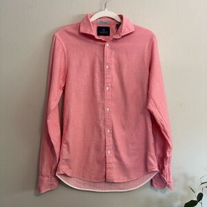 Scotch & Soda Men’s 100% Cotton High on Chai Button Down Shirt